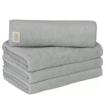 Towel Institute Dry Bath Towel Smoke Blue Set of 4 Toray Joint Project Впитывает воду Быстросохнущий Прочный Устойчив к стирке Энергосберегающий Экологичный