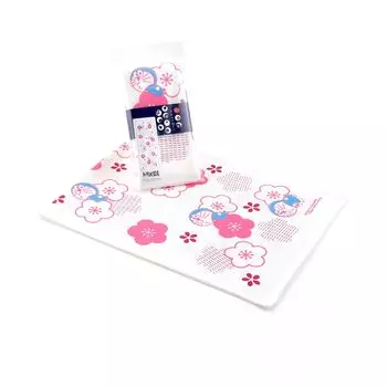 Towel Museum Tenugui Made in 34 x Plum Towel, Japan, 100% Cotton, Approx. 90cm, Doraemon, Blossom, Pink, 21-2402120 розовый