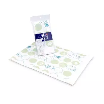 Towel Museum Tenugui Made in 34 x Moomin Towel, Japan, 100% Cotton, Approx. 90cm, Dreamland, Green, 47-0192120 зелёный