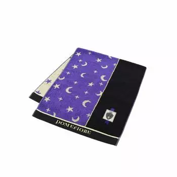 Towel Museum Twisted Face 34 x 80 cm Disney TWISTED-WONDERLAND Disney Wonderland Towel, Purple, Pomefiore, 38-5012130, Approx.