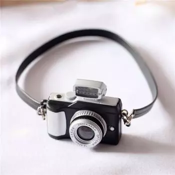 Toy 1/12 Doll Doll SLR Camera Dollhouse Miniature Camera Mini Doll Camera Miniature Digital Camera Style 1