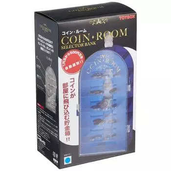 Toy Box Piggy Bank Blue W141D62H243(mm) 1939B Coin Room Plastic 449.06 Ages 6+