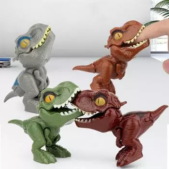 Toy Children s Toys Classic Biting Hand Practical Jokes Bite Finger Game Dinosaur Game Dinosaur Toy green-1pc