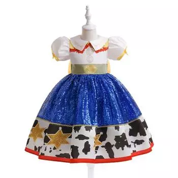Toy Girl Story Jessie Cosplay Dress Ideal Parties Clothes Props Makeup Princess 80cm/31.50in