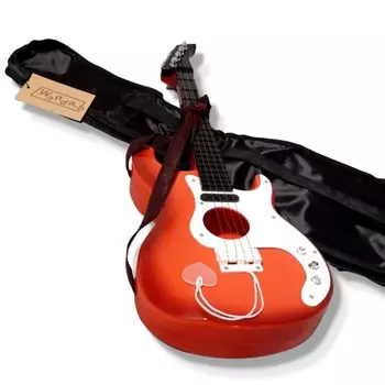Toy Guitar Present Gift Air Guitar Air Guitar Electric Guitar Style Musician For Photo Shooting Guitar Case Included Birthday Christmas Toy to Enjoy