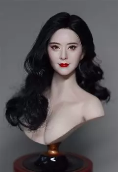 Toy Hobby scale action figure compatible with TBLeague body HOWETOYS HOW004 Urban Office Lady OL Masterpiece version Asian beauty female head bust not