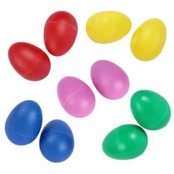 Toy Plastic Percussion Musical Early Learning Toys Musical Instruments Accessories Egg Maracas Toy красный