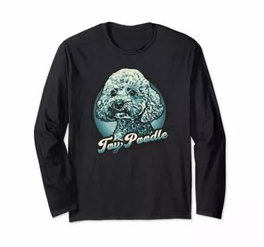 Toy Poodle Retro Long Sleeve T-Shirt