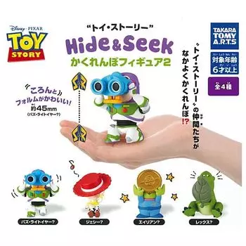 Toy Story Hide Seek Hide and Seek Figure 2 Types Set Gacha Gacha Capsule Toy & [4 (Full Complete)]