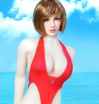 [TOYBARJAPAN] 1/6 аксессуары для фигурок/Manmodel MM012-C цельный купальник с глубоким вырезом сексуальный красивый купальник (тело и голова не включены)
