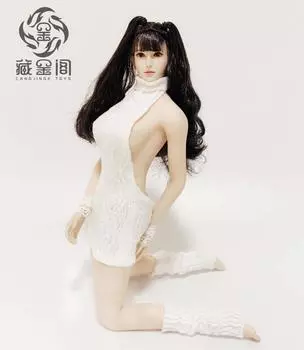 [TOYBARJAPAN] Аксессуары для фигурок 1/6/CJG-W015 Сексуальное платье и чулки для красотки (тело и голова не включены)
