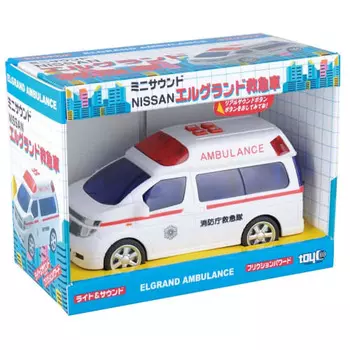 Toyco Mini Sound Elgrand Машина скорой помощи