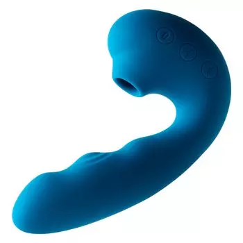 Toycod TaraS Сосущий Вакуумный Вибратор для Взрослых Игрушек 1 шт. Альфа Ролевая Игра Переменная Скорость Звуковой Таппинг Всасывание Синий Всасывающий Таппинг Мягкий Магнитный