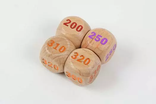 TOYGER Damage Dice Expansion Dice Совместимость с Pokemon Card Damage Dice Pack of Wooden Set, Game, Substitute, 4,