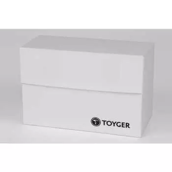 TOYGER Dual Deck Case, Nesting Super Versatile Large Capacity Deck Case with 2 Separators (White)