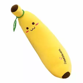 TOYMYTOY Банановое тело Банановое милое тело Супер День 30 см Подушка, Подушка, Мягкая, Моющаяся, Спальня, День рождения, Подарок на День святого Валентина, Взрослые, Желтый, жёлтый