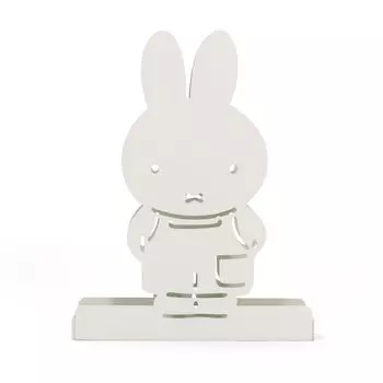 Toyo Case Steel Mosquito Coil Stand Miffy White W15 x D5 x H19.7cm MCS-WKM-01