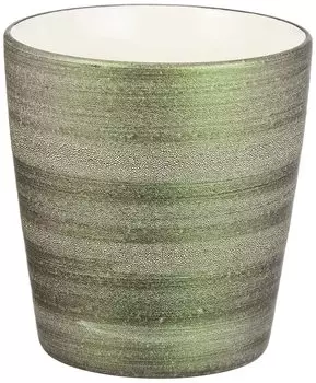 Toyo Ceramic Arita Ware Densaku Kiln Rock Glass Cup 330ml Armor Yellow Green Made in Japan Approx. Tokugawa Ieyasu