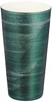 Toyo Ceramic Arita Ware Densaku Kiln Tumbler Small 400ml Armor Green Made in Japan Approx. Date Masamune