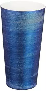 Toyo Ceramics Arita Ware Densaku Kiln Tumbler Small 400ml Armor Blue Made in Japan Approx. Mitsuhide Akechi