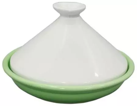 Toyo Ceramics Hasami Ware Горшок-таджин для микроволновой печи 20 см Зеленый ID-12-3 зелёный