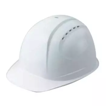 TOYO Extra Large Safety Hat Maximum with ventilation Made in Japan No.385F-OT White, 65.5cm, holes, белый