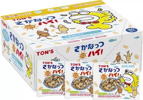 Toyo Nuts Foods Toyo Nuts School Lunch Sakanatsu High 7 г x 30 пакетиков