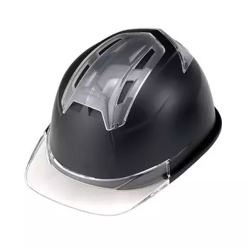 TOYO SAFETY Матовый шлем Venti EM Черный Прозрачный Карниз с Вентиляционными Отверстиями № 396FEM-C-BK