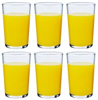 Toyo Sasaki Glass 01106HS Tumbler Glass, HS Tumbler, 6.1 fl oz (170 ml), Set of 6, Father s Day, Glass, Dishwasher Safe, Made in Japan, Shatter-Resist