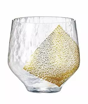 Toyo Sasaki Glass 10392 Бесплатное стекло, стекло Эдо, печь Ячио, золото, 9,2 жидких унций (260 мл)