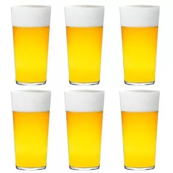 Toyo Sasaki Glass B-21114CS Whiskey Glass, Rock Glass, Thin Ice, 14.2 fl oz (420 ml), Pack of 6, Shatter Resistant, Cup, Dishwasher Safe