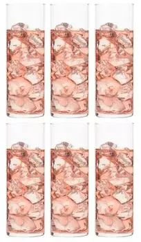 Toyo Sasaki Glass B-21211CS Zombie Glass, Silk Line, Dishwasher Safe, Made in Japan, 10.1 fl oz (300 ml), Set of 6