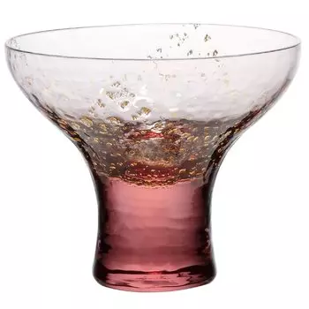 Toyo Sasaki Glass Edo Glass Yachiyo Kiln Takadai Cup Plum Purple 95 мл Сделано в Японии Чашка для сакэ Стеклянная чашка для сакэ Подарок Подарок Уважение к