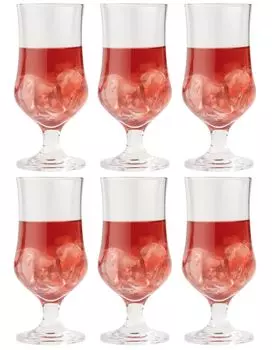 Toyo Sasaki Glass Float Glass, Aroma, 12.8 fl oz (385 ml), Made in Japan, Dishwasher Safe, 35002HS Set of 6