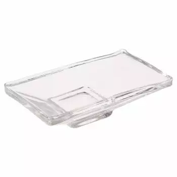 Toyo Sasaki Glass Plate Flower Ornament Square Plate Amuse Ball Cup Glass Plate Vessel Dish Tableware Small Plate TS44001