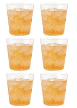 Toyo Sasaki Glass Rocks Thin Ice Yarai On Sets Made in Dishwasher Shochu Whiskey Glass Thin Commercial Glass Glass, Cut, Rocks, 305 мл, 6, Япония,