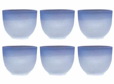 Toyo Sasaki Glass Sake Glass Cup Guinomi 65ml Set of 6 Made in Japan Sake Cup Ochoko Sake Glass Commercial Glass 42011MB-600