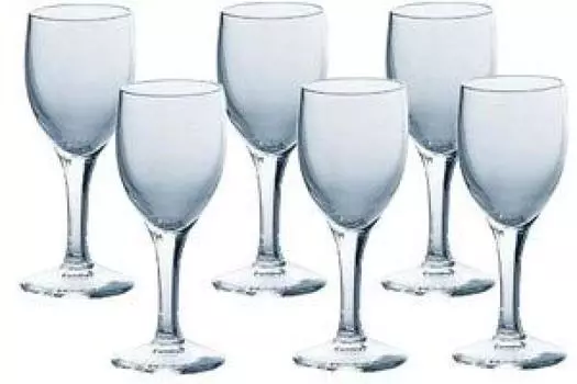 Toyo Sasaki Glass Sherry Glass New Spur Sherry 70ml Set of 6 Made in Japan Dishwasher Safe Glass White Wine Commercial Glass 32038