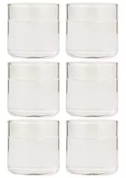 Toyo Sasaki Glass Shot Glass Circle 55 100ml Set of 6 Made in Japan Dishwasher Safe Whiskey Glass Straight Glass Glass Cup Commercial Glass B-02183