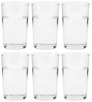 Toyo Sasaki Glass Tumbler Glass Tumbler 215ml Set of 6 Made in Japan Dishwasher Safe Glass Cup Beer Glass Highball Glass Sour Glass Chuhai Glass
