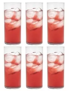 Toyo Sasaki Glass Tumbler, Silk Line, Dishwasher Safe, Made in Japan, 15.9 fl oz (455 ml), Set of 6 B-21215CS