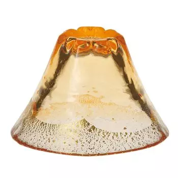 Toyo Sasaki Glass Wagarasu On Fujimi Sakura Sake Cup Amber Gold Leaf 80ml Made in Japan Sake Glass Fuji Glass Cup Gift Present Present Respect for the