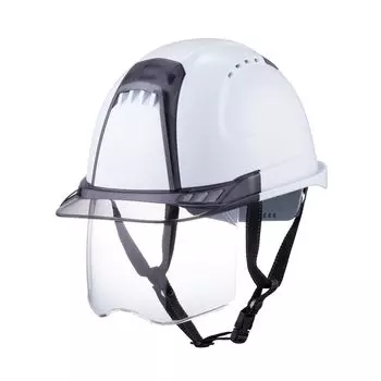 TOYO Shielded Helmet Venti Plus с пенополистиролом Белый/Дымчатый/Прозрачный No.391F-SC