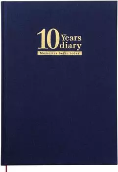 Toyo Tosho Publishing 10 Year Diary You Can Start Anytime B5 Cloth Cover Hardcover Gold Leaf Stamping