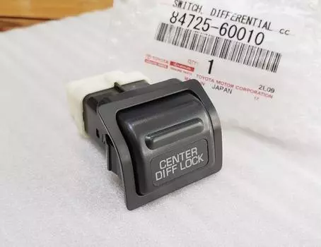 Toyota 1991-1996 Land Cruiser Center Differential Lock Switch Button Genuine F/S