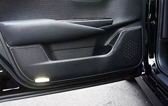 Toyota 220 Series Crown Door Kick Protector Door Scratch Prevention Interior GWS224 AZSH20 ARS220 All Grade TOM S H30/6~ чёрный