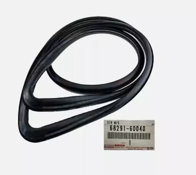 TOYOTA 68291-60040 LAND CRUISER VAN 6 WEATHERSTRIP BACK DOOR GLASS OEM Genuine