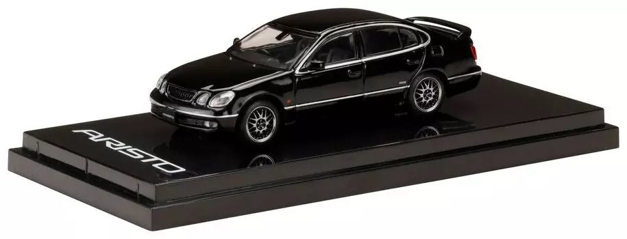 Toyota Aristo V300 VERTEX EDITION Ранний тип Custom Version Black 1/64
