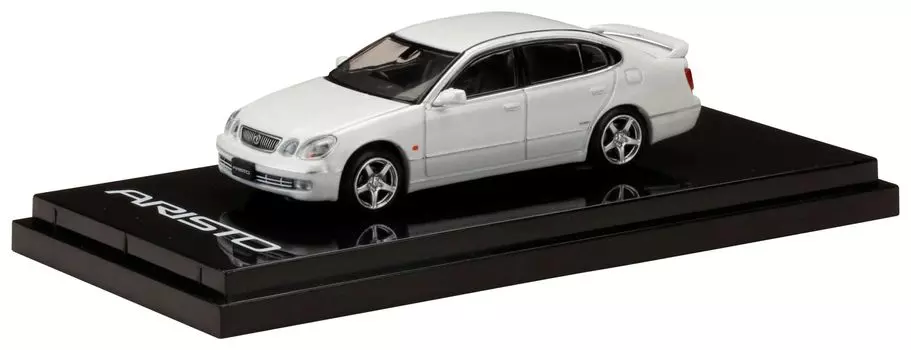 Toyota Aristo V300 VERTEX EDITION Ранний тип Белый Перламутровый Кристаллический Блеск 1/64