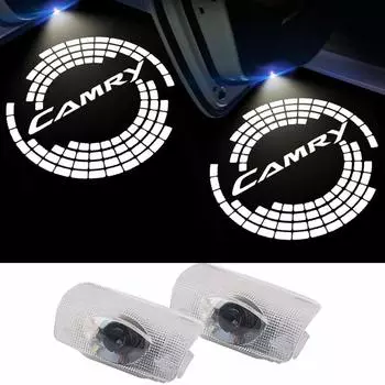 Toyota Car Door Lamp Courtesy Light Door Welcome Light Courtesy Lamp LED Logo Projection Courtesi Set of 2 (Camry)